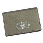 Ferragamo(フェラガモ) カードケース GANCINI ICONA VITELL 22A552 432199 シルバー