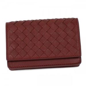 BOTTEGA VENETA（ボッテガベネタ） カードケース P.FOGLIO INTRECCIATO 133945 6130 ワイン
