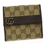 Gucci（グッチ） Wホック財布 GG RUNNING 245760 9643 ベージュ/ダークブラウン