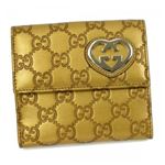 Gucci（グッチ） Wホック財布 LOVELY 245727 8245 PLATINUM