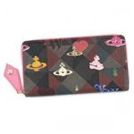 Vivienne Westwood（ヴィヴィアンウエストウッド） 長財布 LOGOMANIA 32162 ピンク