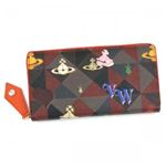 Vivienne Westwood（ヴィヴィアンウエストウッド） 長財布 LOGOMANIA 32162 オレンジ