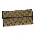 Gucci(グッチ) 長財布 112715 9643 BEIGE EBONY/COCOA