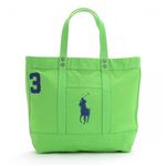 RalphLauren（ラルフローレン） トートバッグ 4051582 25Q9Q TROPIC LIME W／ SAPPHIRE