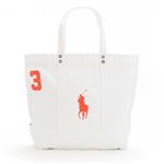 RalphLauren（ラルフローレン） トートバッグ 4051582 25Q9N WHITE W／ ORANGE