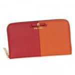 Prada（プラダ） 長財布 1M0506 F0HGT FUOCO+PAPAYA