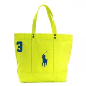 RalphLauren（ラルフローレン） トートバッグ 4055307 1002 NEON YELLOW／CABO GREEN