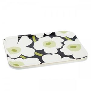 marimekko（マリメッコ） トレイ 64781 910 BLACK／WHITE／GREEN