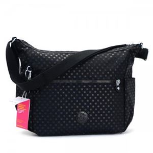 Kipling（キプリング） ナナメガケバッグ K10623 C71 BLACK DOT EMB