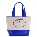 KATE SPADE（ケイトスペード） トートバッグ PXRU5584 138 NATURAL／ISLAND DEEP