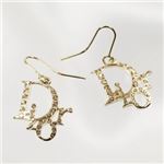 DIOR（ディオール） ピアス E0027DOSCY GOLD＆GOLDEN