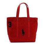 RalphLauren（ラルフローレン） トートバッグ 405532853 1 PARK AVE RED W／ BLACK PP