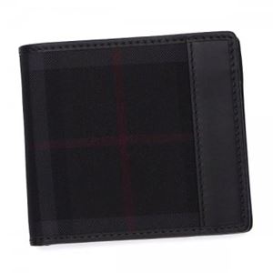 Burberry（バーバリー） 二つ折り財布（小銭入れ付） CC BILL COIN CHARCOAL／BLACK
