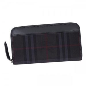 Burberry（バーバリー） 長財布 LG ZIG CHARCOAL／BLACK