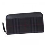 Burberry（バーバリー） 長財布 LG ZIG CHARCOAL／BLACK