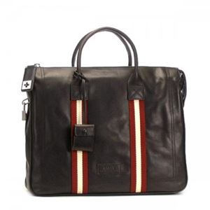 Bally（バリー） ブリーフケース TAJEST-MD 261 CHOCOLATE RED／WHITE