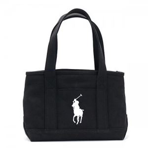 RalphLauren（ラルフローレン） トートバッグ 959011 BLACK CANVAS - WHITE