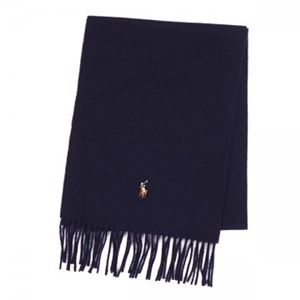 RalphLauren（ラルフローレン） マフラー 6F0341 433 HUNTER NAVY