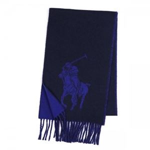 RalphLauren（ラルフローレン） マフラー 6F0351 433 HUNTER NAVY／ROYAL