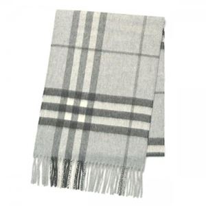 Burberry（バーバリー） マフラー GIANT ICON 168 BBR PALE GREY MEL CHK R