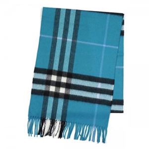 Burberry（バーバリー） マフラー GIANT ICON 168 BBR DUSTY TEAL BLUE