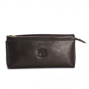 IL BISONTE（イルビゾンテ） ペンケース C0762 455 DARK BROWN