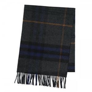 Burberry（バーバリー） マフラー GIANT ICON 168 BBR CHARCOAL／DARK INDIGO
