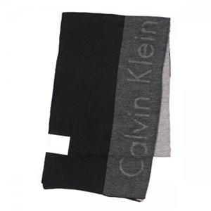 Calvin Klein（カルバンクライン） マフラー  77321 BKJ BLACK/CHARCOAL