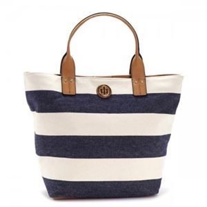 TOMMY HILFIGER（トミーヒルフィガー） トートバッグ 6931825 467 NAVY／NATURAL