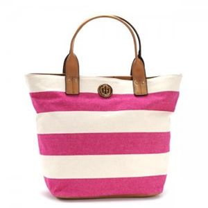 TOMMY HILFIGER（トミーヒルフィガー） トートバッグ 6931825 653 RASPBERRY／NATURAL