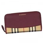 Burberry（バーバリー） 長財布 ELMORE DARK PLUM