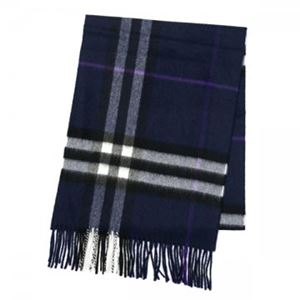Burberry（バーバリー） マフラー   4041B DARK INDIGO CHECK