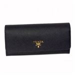 Prada（プラダ） 長財布  1MH132 F061H NERO IBISCO