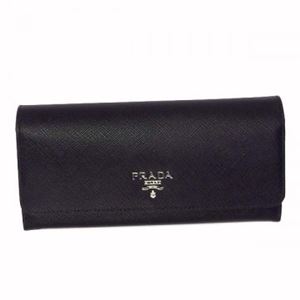Prada（プラダ） 長財布  1MH132 F0L8P NERO+SOLE