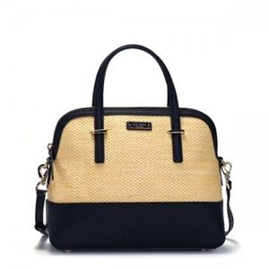 KATE SPADE（ケイトスペード） ハンドバッグ  PXRU6427 159 NATURAL/BLACK//DAISY BLUE