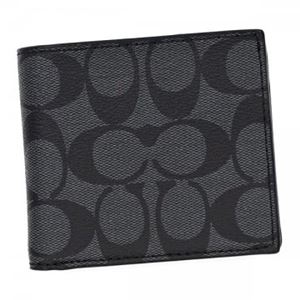Coach Factory（コーチ F） 二つ折り財布（小銭入れ付） 75006 CQ/BK