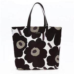 marimekko（マリメッコ） トートバッグ 43461 30 WHITE/BLACK