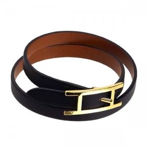 Hermes（エルメス） ブレスレット 064692CC AA NOIR/FAUVE
