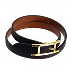 Hermes（エルメス） ブレスレット 064692CC AA NOIR/FAUVE