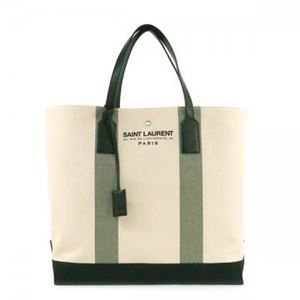 Yves Saint Laurent（イブサンローラン） トートバッグ 413054 9762 CREMA/KAKI/NERO