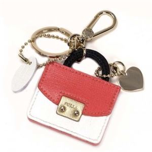 Furla（フルラ） キーホルダー RJ69 CC2 COLOR CORALLO+CHALK