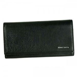 DIESEL（ディーゼル） 長財布 X03359 H5239 BLACK/NAUTICAL BLUE