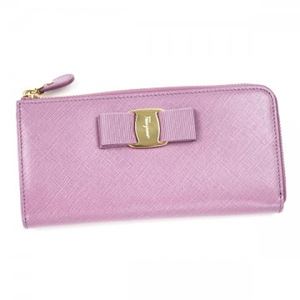 Ferragamo（フェラガモ） 長財布L字ファスナー 22C124 600256 LILA
