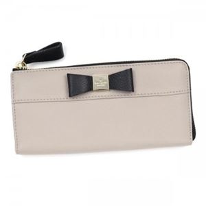 KATE SPADE（ケイトスペード） 長財布L字ファスナー PWRU4243 274 MOUSSE FROSTING/BLACK