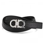 Ferragamo（フェラガモ） ベルト 671041 352443 NERO 長さ105まで対応
