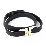 Ferragamo（フェラガモ） ブレスレット 346933 650476 NERO/ORO CH