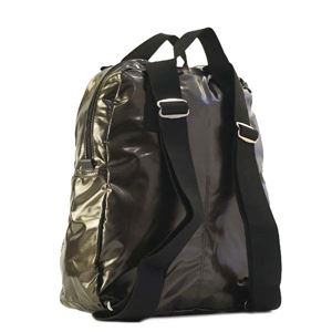 ブルガリ 25036 lettere oval　BE　二つ折り財布・ベージュ