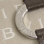 ブルガリ 25036 lettere oval　BE　二つ折り財布・ベージュ