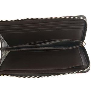 グッチ ベージュ×ホワイト　リボンラインGGキャンバス　二つ折り財布　167465 FCEZG 8420　BE/WT