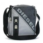 DIESEL（ディーゼル） ナナメガケバッグ SURF IN THE NET... XL48 T8059 グレー H23×W18×D8